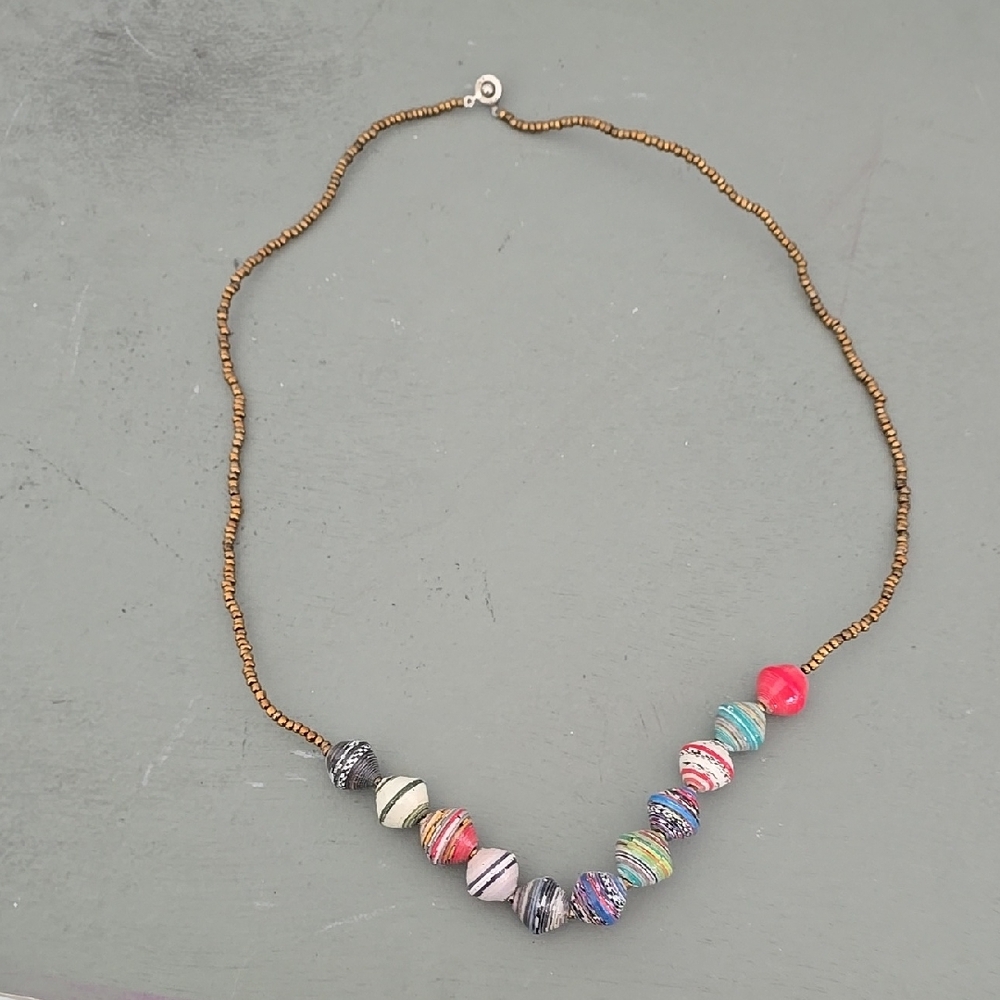 Colorful Beaded Necklace 31 Bits